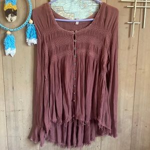 Free People Peasant Blouse